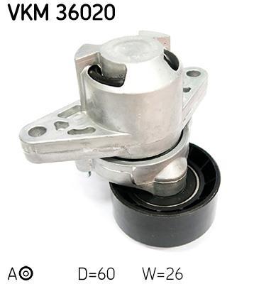Rolo tensor da correia trapezoidal estriada SKF ref. VKM 36020